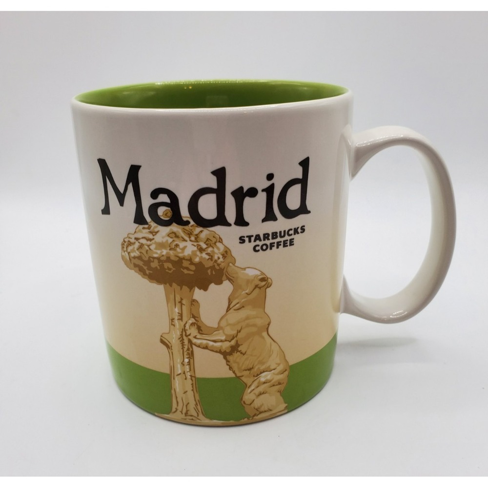 Starbucks MADRID Spain Coffee Mug Cup 16 oz